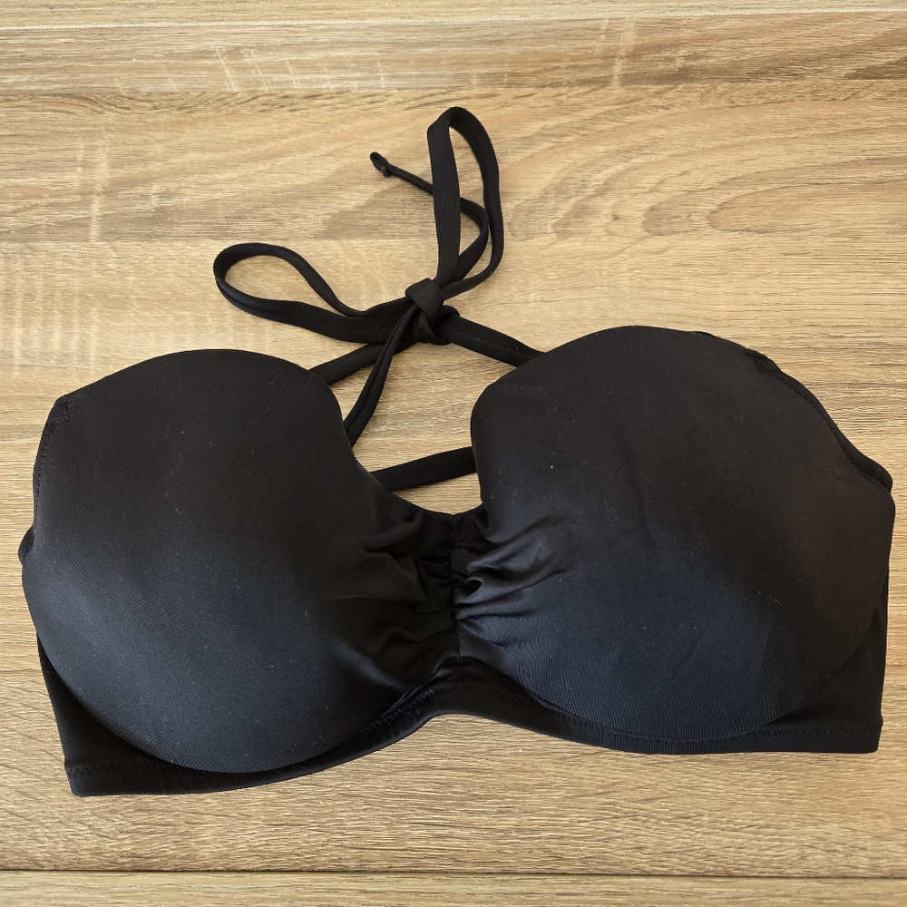 Shade & Shore Black Underwire Bikini Top